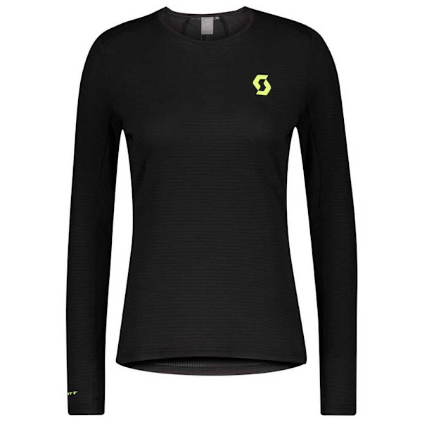 Scott Langærmet T-shirt Rc Run Sort L Kvinde