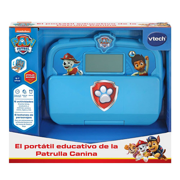 Vtech Paw Patrol Kannettavan Tietokoneen Opetuslelu Sininen