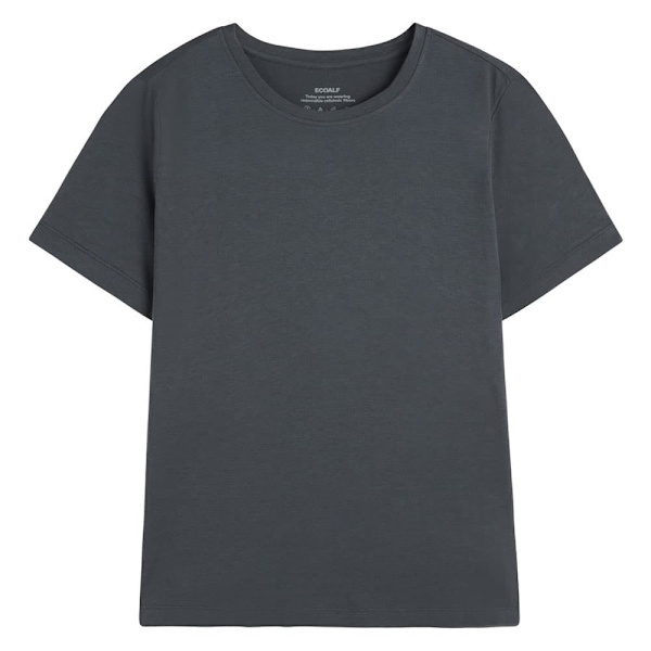 Ecoalf Lake T-shirt Med Korta ärmar Grå M Kvinna