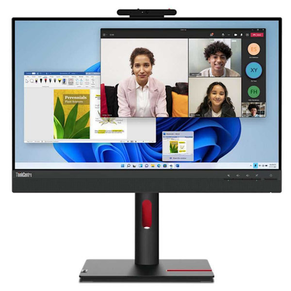 Lenovo Taktil Monitor Thinkcentre Tio 12nbgat1eu 24´´ Full Hd Ips Led Durchsichtig One Size / EU Plug