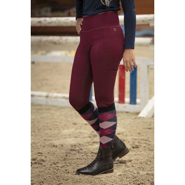 Equitheme Ridbyxor I Silikonsits Lyly Rosa 36