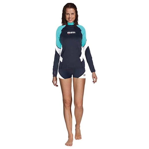 Mares Langærmet T-shirt Kvinde Rash Guard Loose Fit She Dives Sort XS