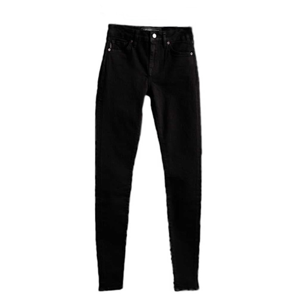 Superdry Jeans Mid Rise Skinny Svart 24 / 32 Kvinna