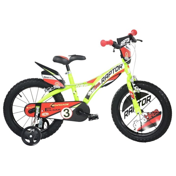 Dino Bikes Raptor Fluorescent 14 Pyörä Keltainen 4-7 Years Poika