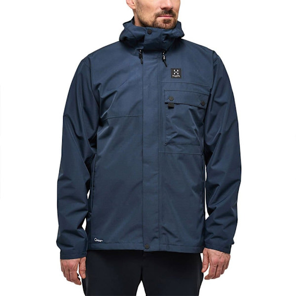 Haglofs Jacka Porfyr Proof Blå L Man