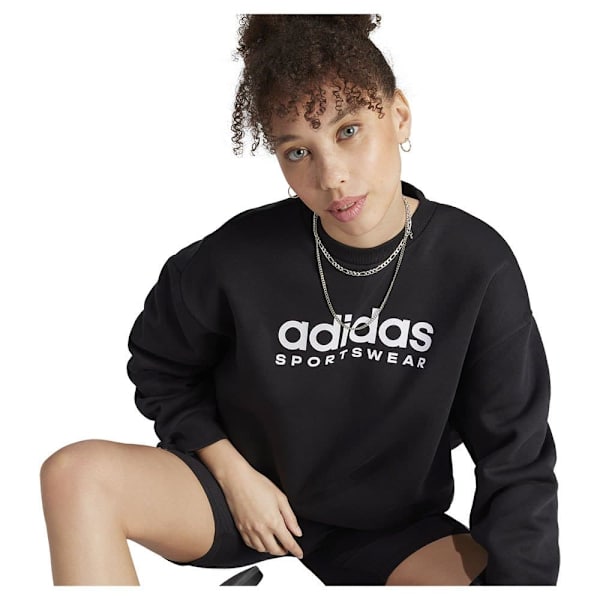 Adidas Sweatshirt All Szn Fleece Graphic Sort S Kvinde