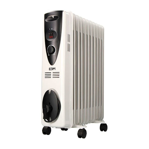 Edm Oliefyldt Led Radiator 7123 2500w Søvfarvet