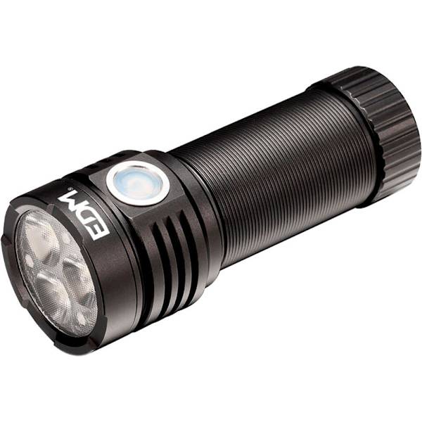 Edm Led Taskulamppu 3x Osram Musta