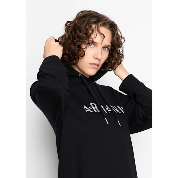 Armani Exchange Kort Kjole 6rya81-yjdbz Sort L Kvinde