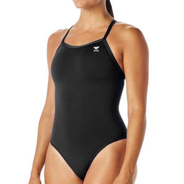 Tyr Tyreco Solids Diamondfit Badetøj Sort 36 Kvinde