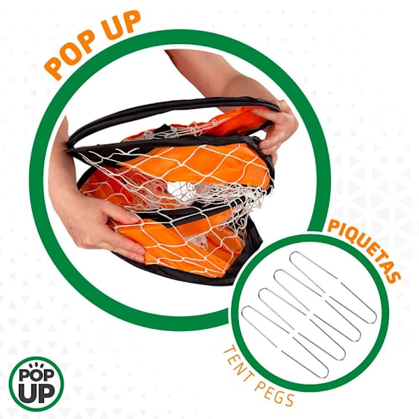 Aktive Fodbold Mål Pop-up Orange,Sort