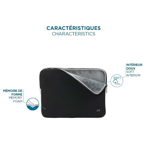 Mobilis Laptop Taske Memfoam 14´´ Sort
