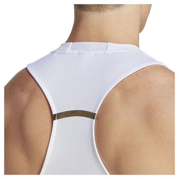 Adidas Ærmeløs T-shirt Designed For Heat.rdy Hiit Hvid 2XL / Regular Mand