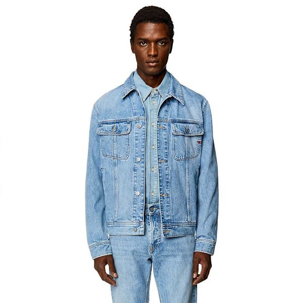 Diesel Jeansjacka Barcy Blå L Man