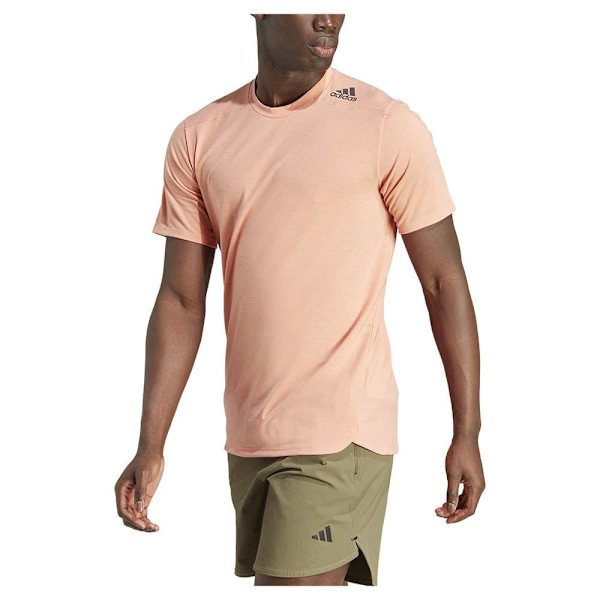 Adidas Kortärmad T-shirt Designed For Orange 2XL / Regular Man