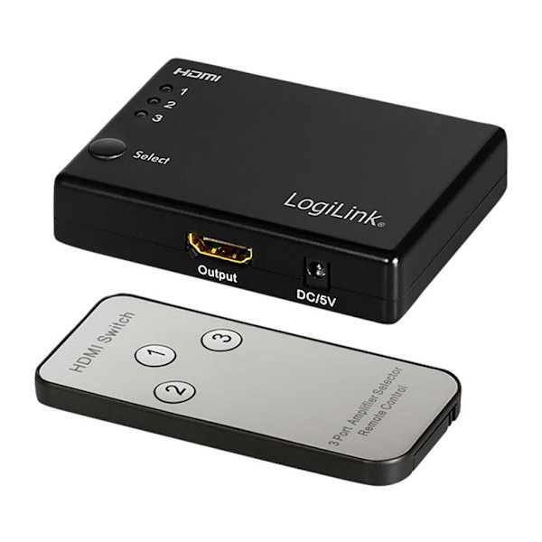 Logilink Växla Hdmi Full Hd Silver