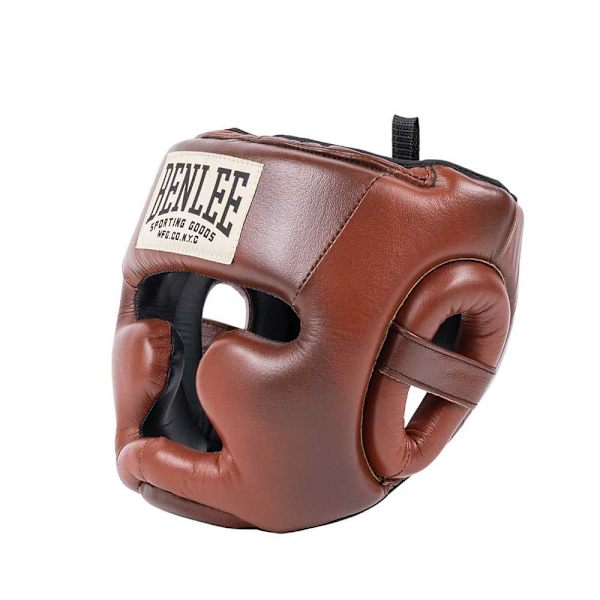 Benlee Huvudskydd I Läder Premium Headguard Brun S-M
