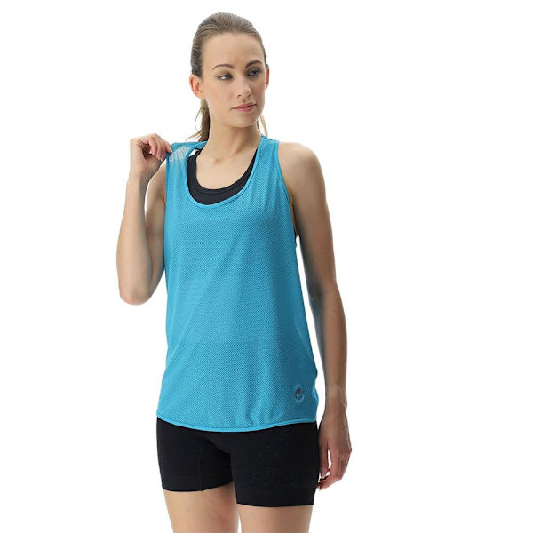 Uyn Ärmlös T-shirt Running Exceleration Aernet Blå S Kvinna