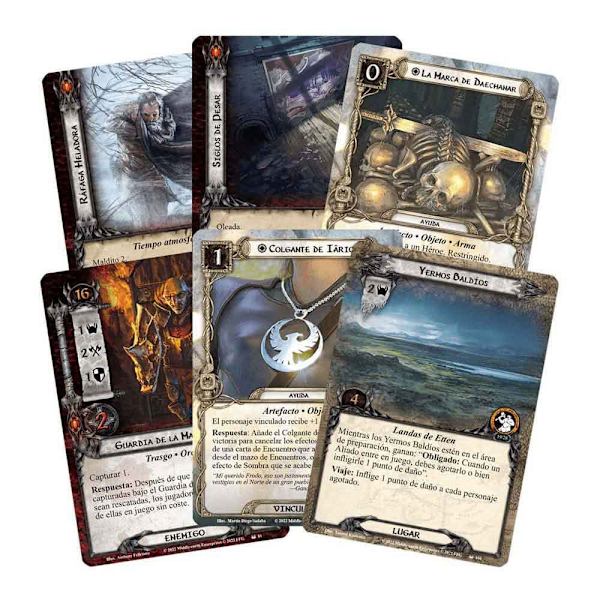 Asmodee Awakened Hero Expansion Ringenes Herre-kortspil Angmar Transparent