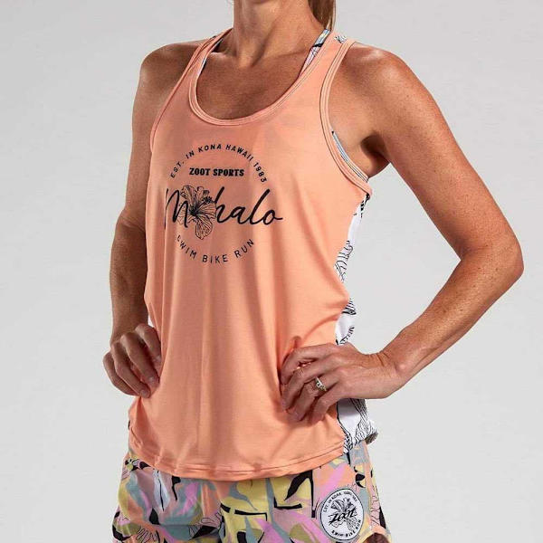 Zoot T-shirt Ltd Singlet Orange S Kvinde