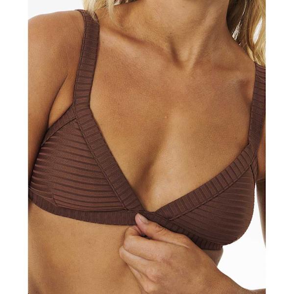 Rip Curl Bikinitopp Premium Surf Wide Bind Triangle Brun L Kvinna