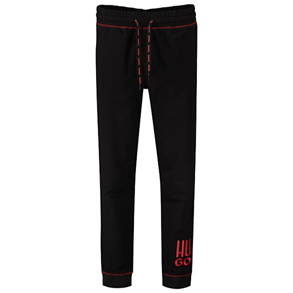 Hugo Sweat Bukser Logo Pant 10245063 Sort M Mand