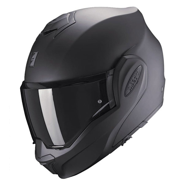 Scorpion Modulær Hjelm Exo-tech Evo Solid Sort 3XL