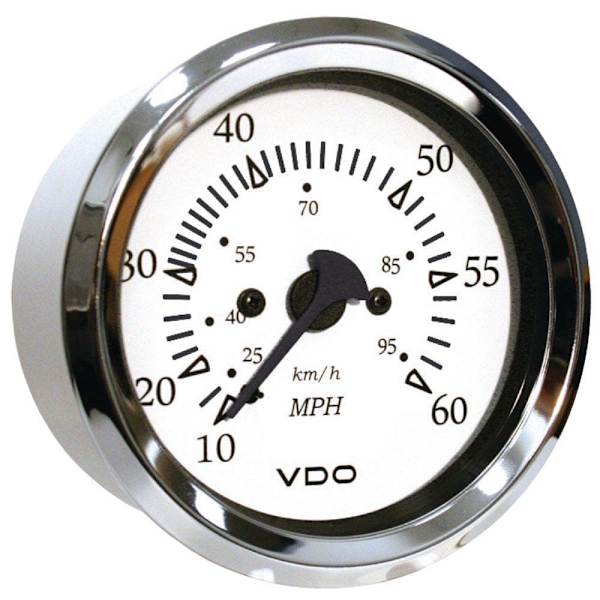 Seachoice Speedometer 60mph Hvid,Grå