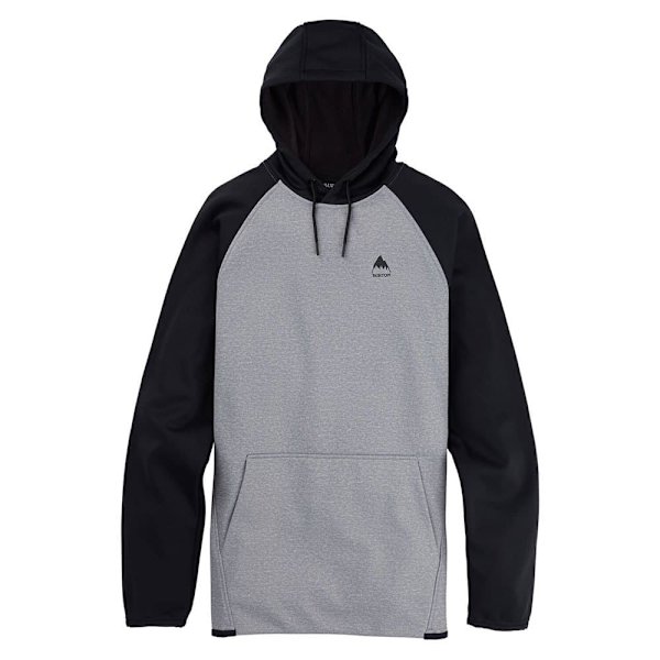 Burton Hættetrøje Crown Weatherproof Sort,Grå S Mand