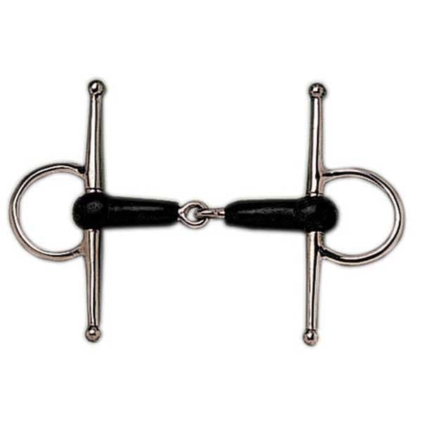 Sefton Full-cheek Gummi Single-joint Snaffle Søvfarvet 12.5 cm