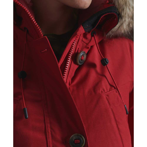 Superdry Takki Rookie Down Punainen XS Nainen