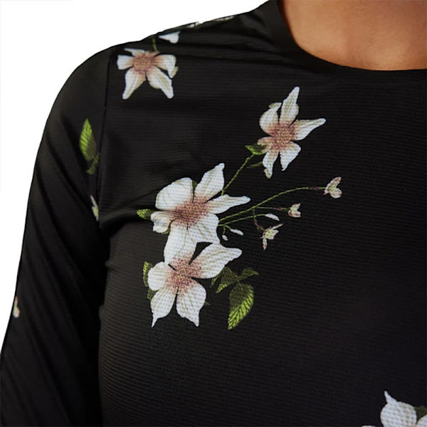 Fox Racing Mtb Flexair Ascent Dogwood T-shirt Med Lång ärm Svart XS Kvinna