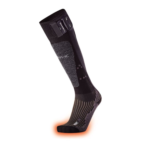 Therm-ic Uppvärmda Strumpor Powerheat Uni V2 Svart EU 39-41 Man