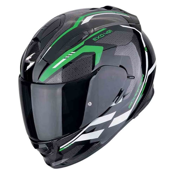 Scorpion Exo-491 Kripta Fullface-hjälm Svart XL