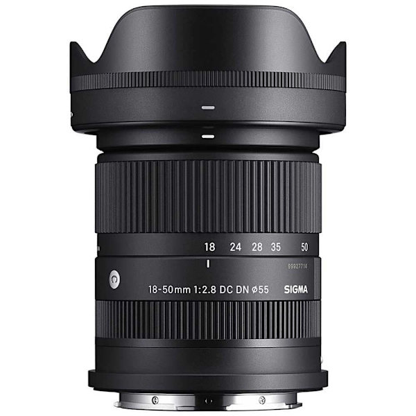 Sigma Photo Teleobjektiv Dc Dn C L-m 18-50 Mm F/2.8 Svart