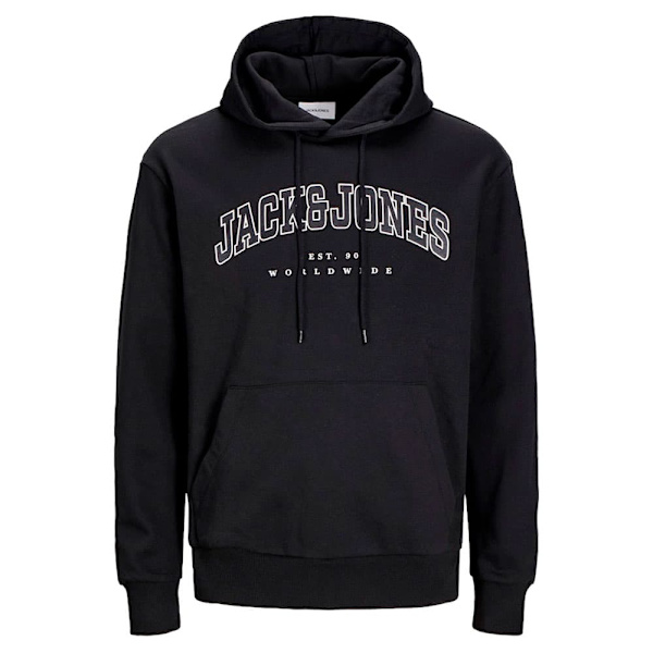 Jack & Jones Caleb Varsity Plus Hættetrøje Sort 4XL Mand