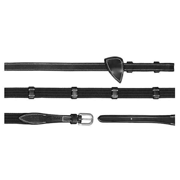 Dyon Tyglar Med 5/8 Web 9 Slingor Silver Pony