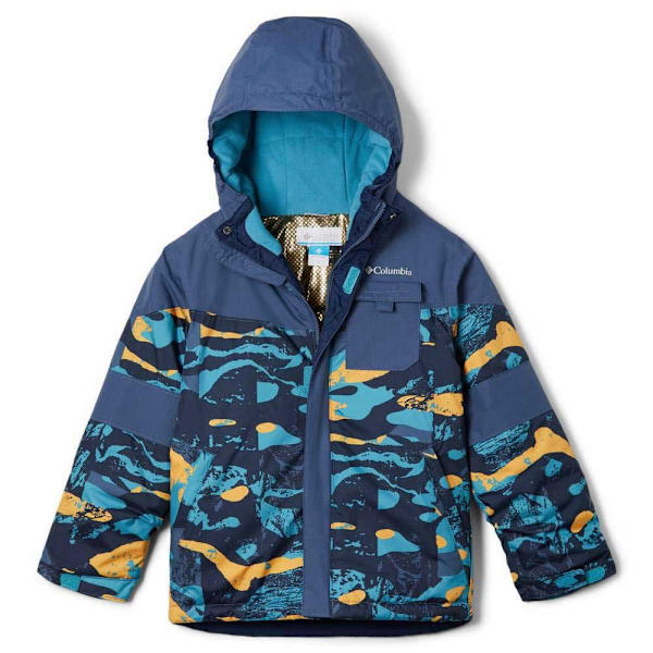 Columbia Regnjacka Med Full Dragkedja Mighty Mogul™ ii Blå XL Pojke