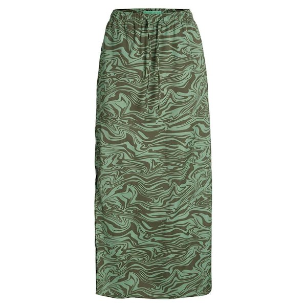 Jack & Jones Midi Kjol Maria Satin Grönt S Kvinna