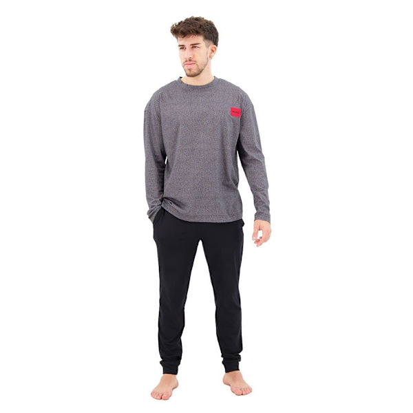Hugo Pyjamas Individual Long Grå M Man