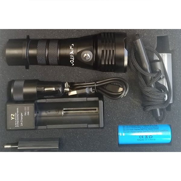 Spetton Q-20 Ray Led 2000 Lumens Sukelluslamppu Hopeinen