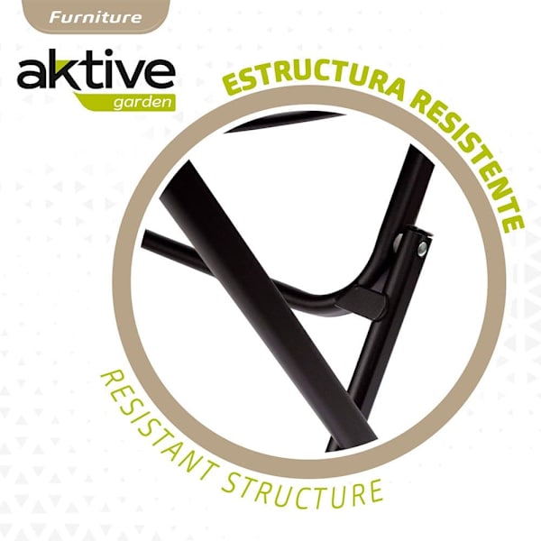 Aktive Bord Redonda 60x70 Cm Sort