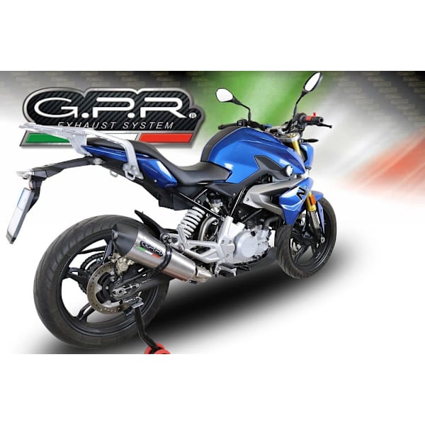 Gpr Exhaust Systems Gp Evo4 Bmw G 310 R 22-23 Ref:e5.bm.cat.93.gpan.to Titanium With Catalyst Typgodkänt Komplett Avgassystem Durchsichtig...