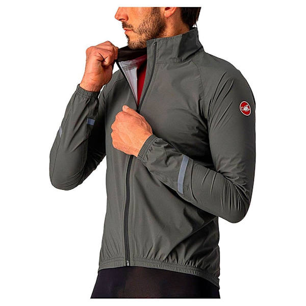 Castelli Jacka Emergency 2 Rain Grå M Man
