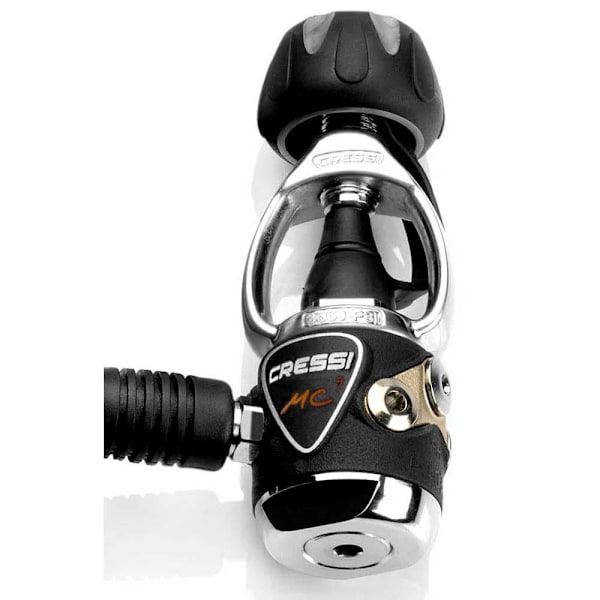 Cressi Regulator Sæt Xs Compact Pro Mc9sc Int Sort,Søvfarvet