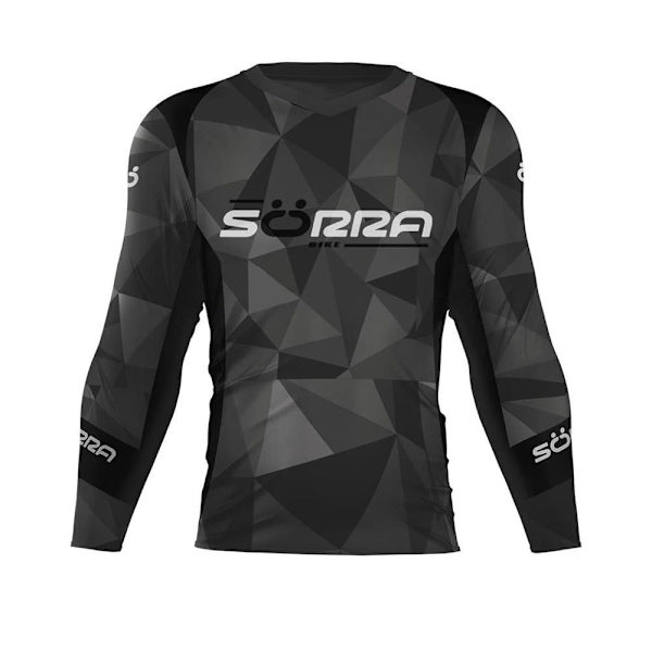 Sorra Långärmad T-shirt Diamond Svart 3XL Man