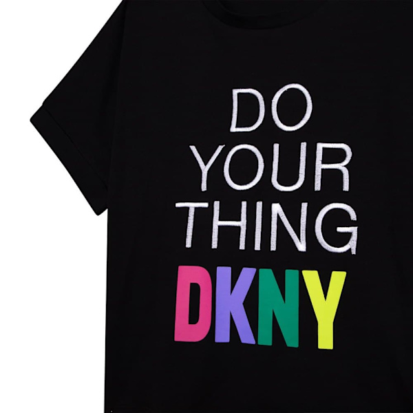 Dkny Lyhythihainen T-paita D35s31 Musta 6 Years