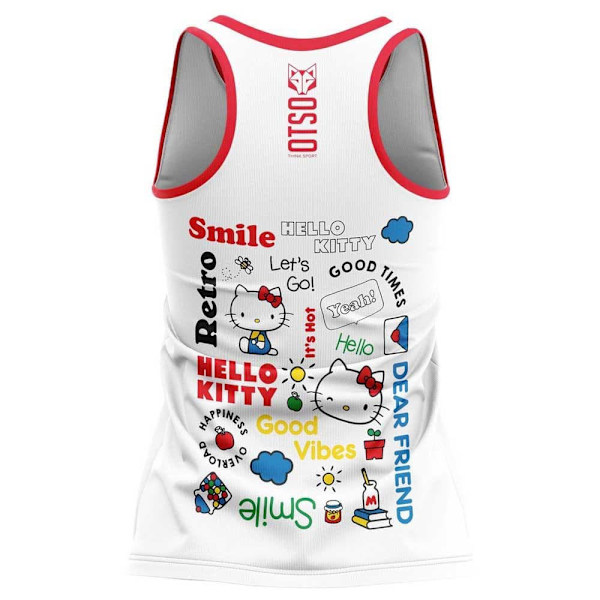 Otso Hello Kitty Smile ærmeløs T-shirt  L Kvinde