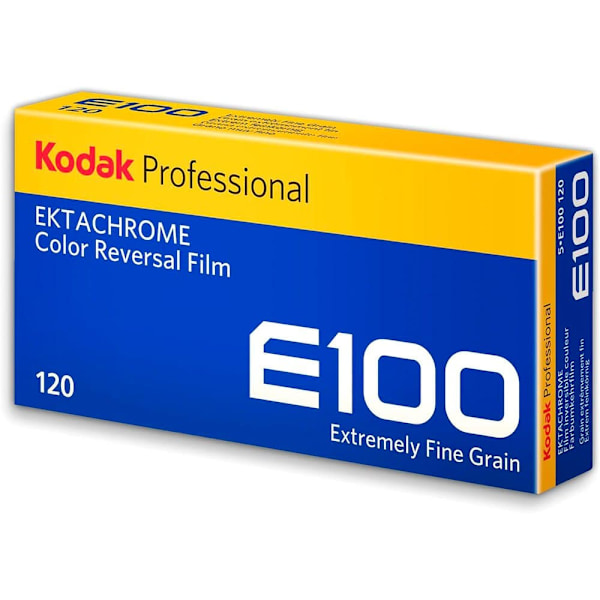 Kodak E-100 G 120 1x5 Reel Valkoinen,Musta