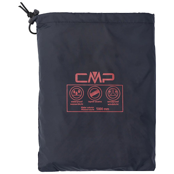Cmp Rain Fix Hood 32x5807 Jakke Blå 3XL Mand